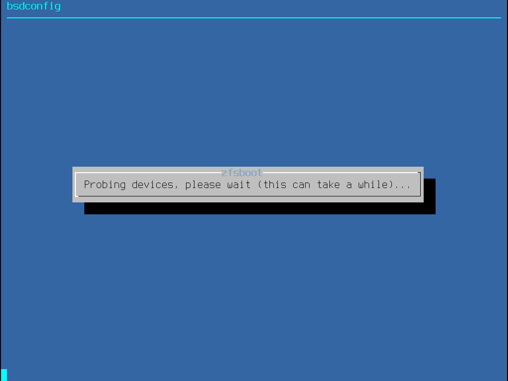 bsdinstall zfs rescan devices